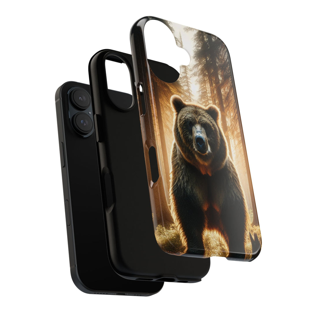 Wildlife Phone Case - Tough Cases with Bear Design, Nature Lover Gift, Animal-Themed Accessories, Eco-Friendly Tech Protection