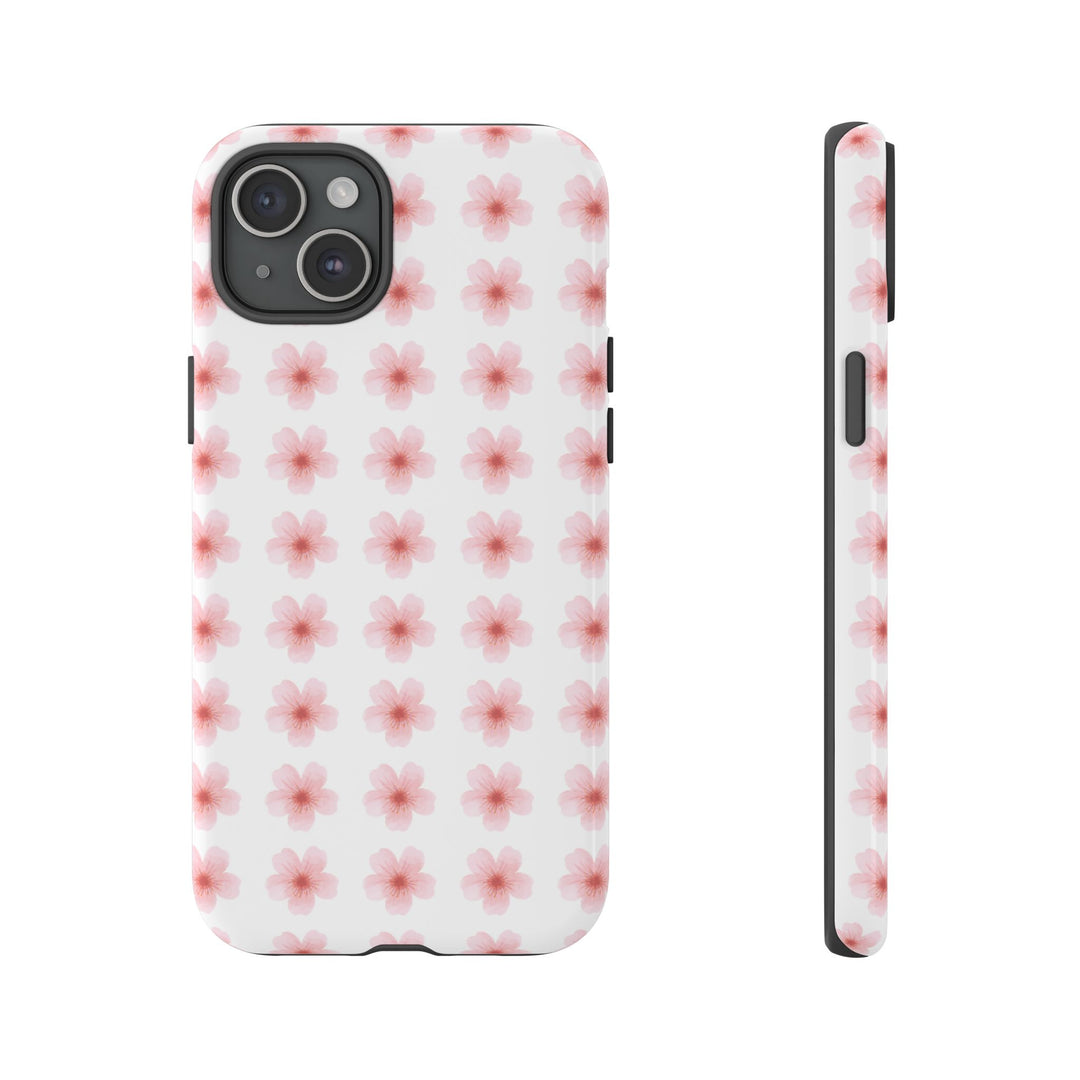 Cherry Blossom Tough Phone Case - Floral Design for Spring & Summer