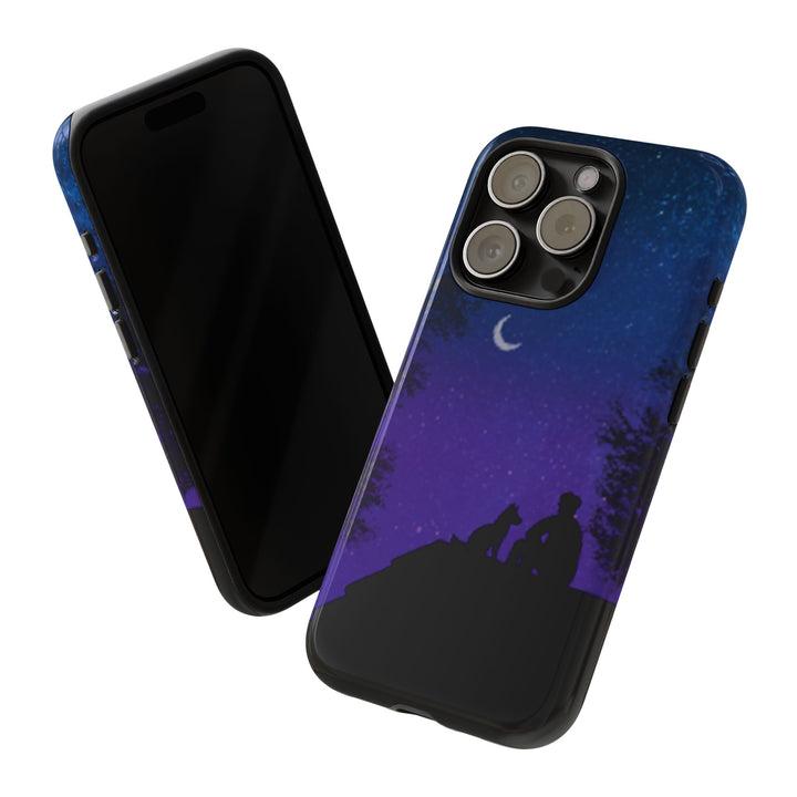Starry Night Phone Case for Dog Lovers