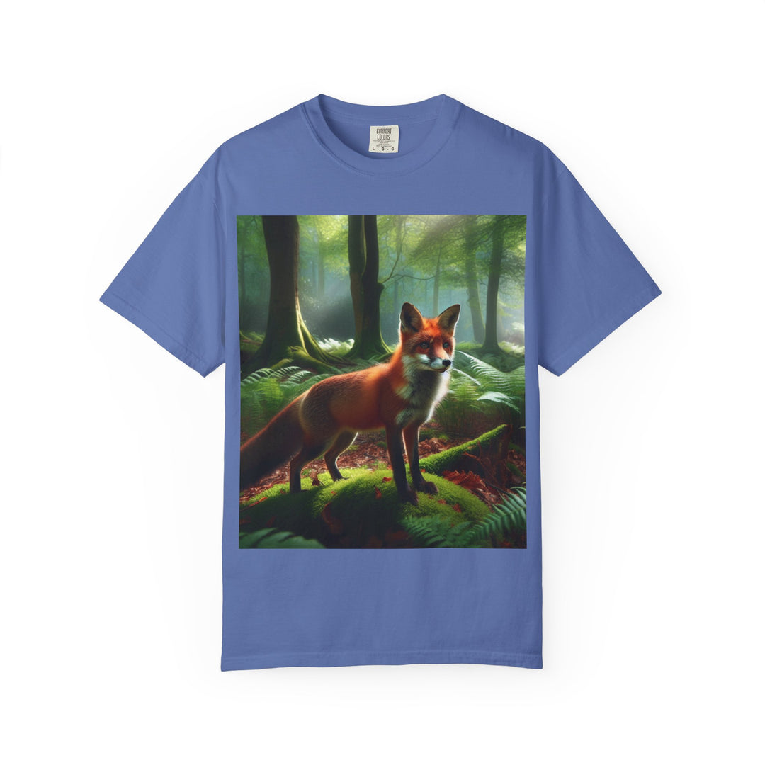 Forest Fox Unisex Garment-Dyed T-Shirt