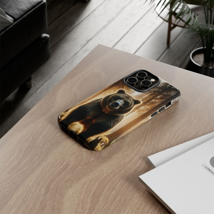 Wildlife Phone Case - Tough Cases with Bear Design, Nature Lover Gift, Animal-Themed Accessories, Eco-Friendly Tech Protection