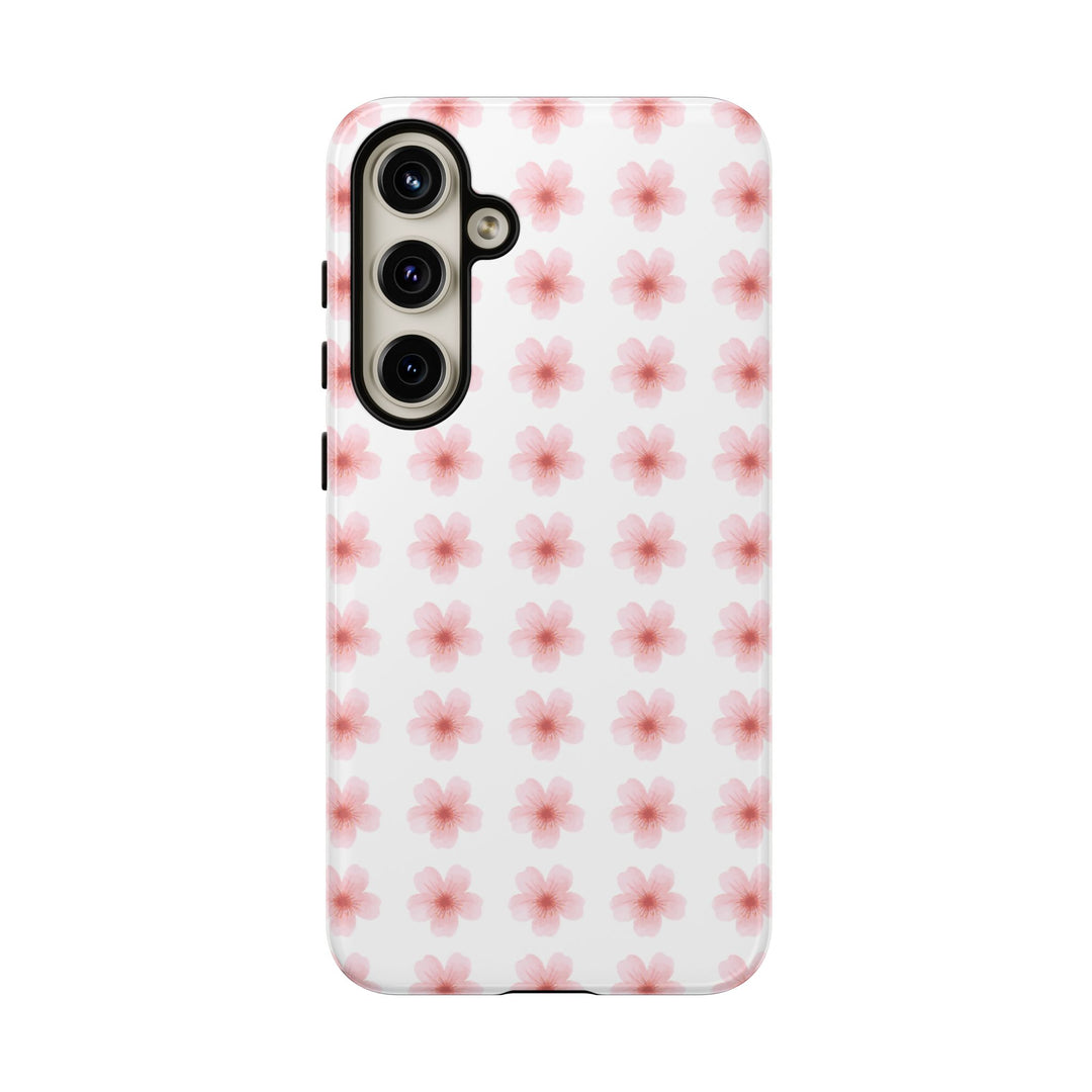 Cherry Blossom Tough Phone Case - Floral Design for Spring & Summer