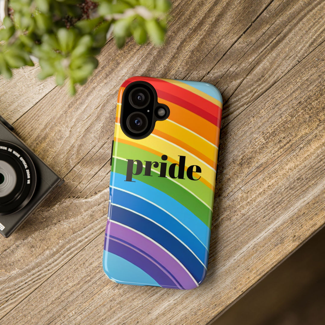 Pride Phone Case - Rainbow Gradient, LGBTQ+ Accessory, Colorful Phone Cover, Unique Gift for Pride Month, Phone Protection