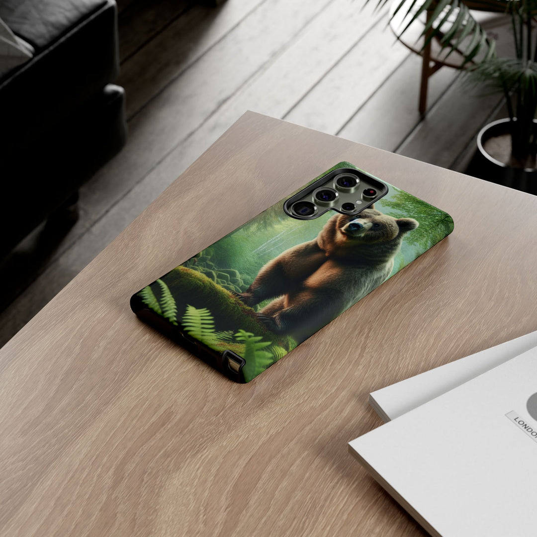Wildlife Phone Case - Tough Bear Design for Nature Lovers