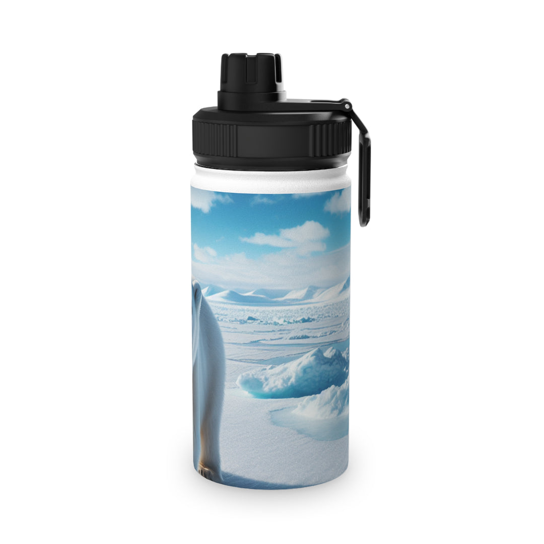 Polar Bear Stainless Steel Water Bottle | Eco-Friendly Sports Lid for Outdoor Adventures