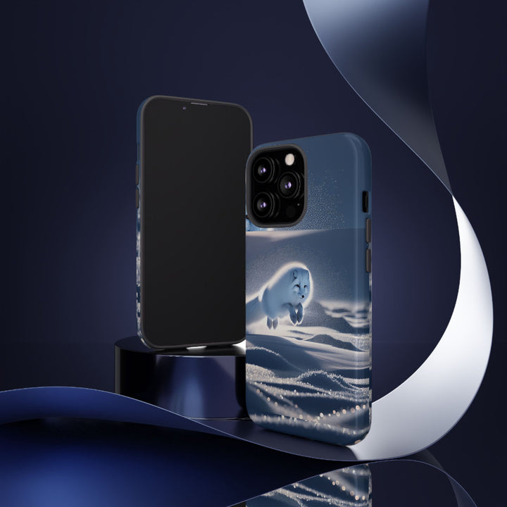 Cute Arctic Fox Phone Case – Tough Protective Cover for Animal Lovers