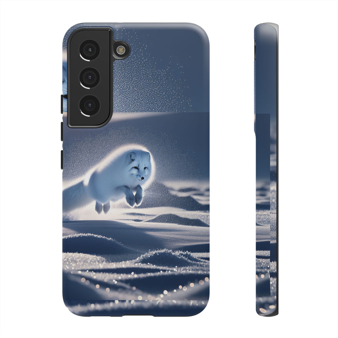 Cute Arctic Fox Phone Case – Tough Protective Cover for Animal Lovers