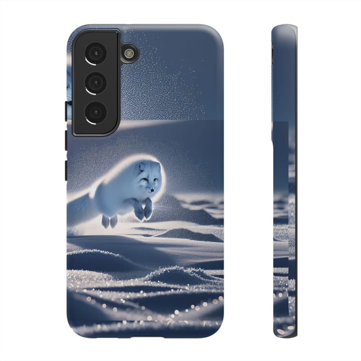 Cute Arctic Fox Phone Case – Tough Protective Cover for Animal Lovers