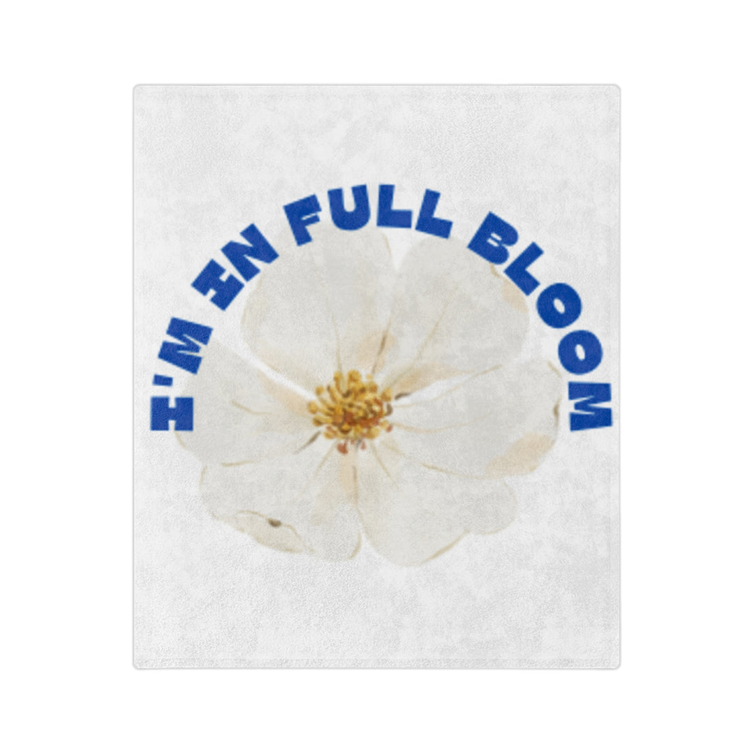 Floral Microfiber Blanket - I'm in Full Bloom