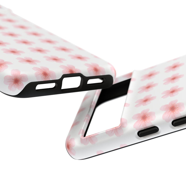 Cherry Blossom Tough Phone Case - Floral Design for Spring & Summer