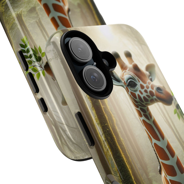 Giraffe Tough Phone Case - Cute Animal Design for Nature Lovers