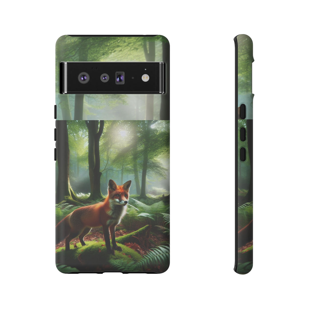 Nature-Inspired Tough Case with Fox Design