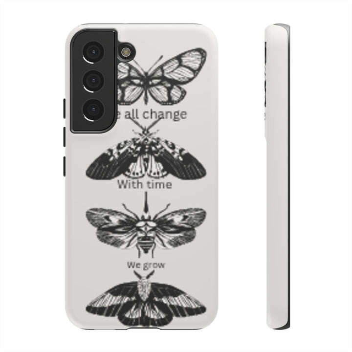 Inspirational Phone Case - We All Change With Time - Tough Cases for Nature Lovers