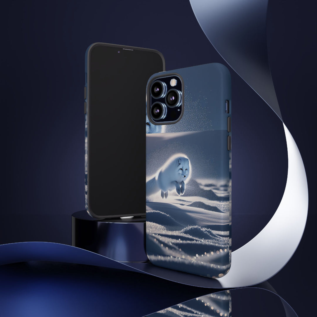 Cute Arctic Fox Phone Case – Tough Protective Cover for Animal Lovers