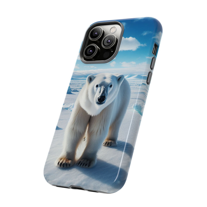 Polar Bear Tough Phone Case - Durable Protector with Arctic Design
