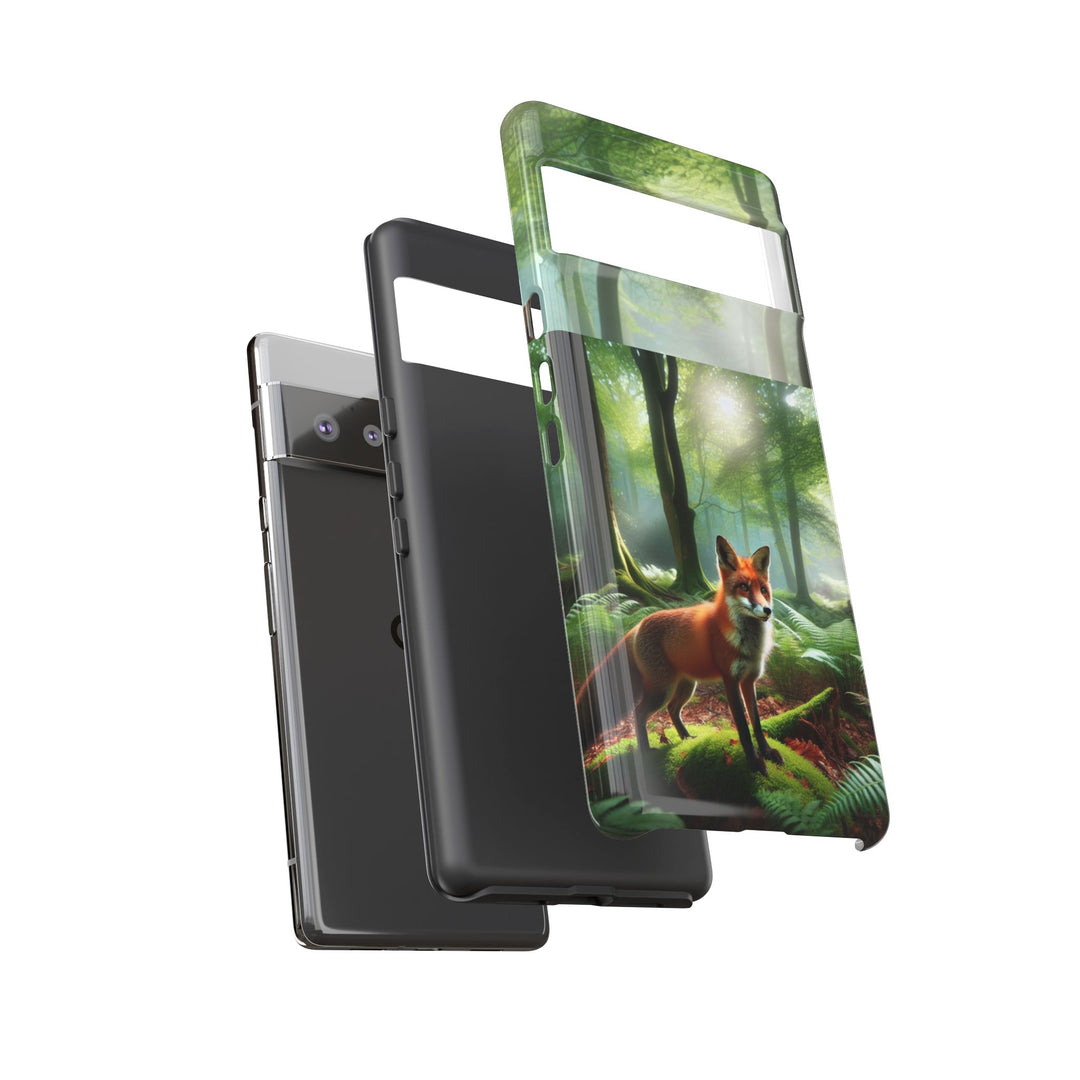 Nature-Inspired Tough Case with Fox Design