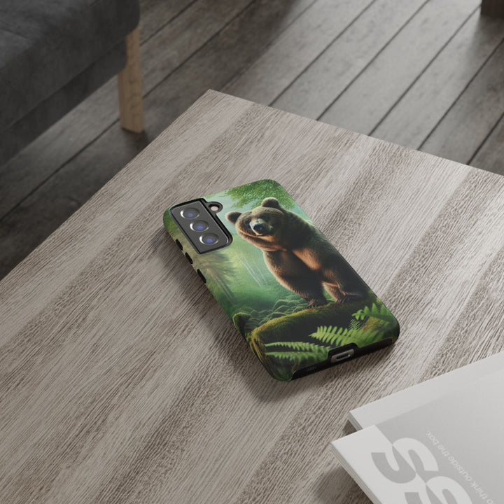Wildlife Phone Case - Tough Bear Design for Nature Lovers