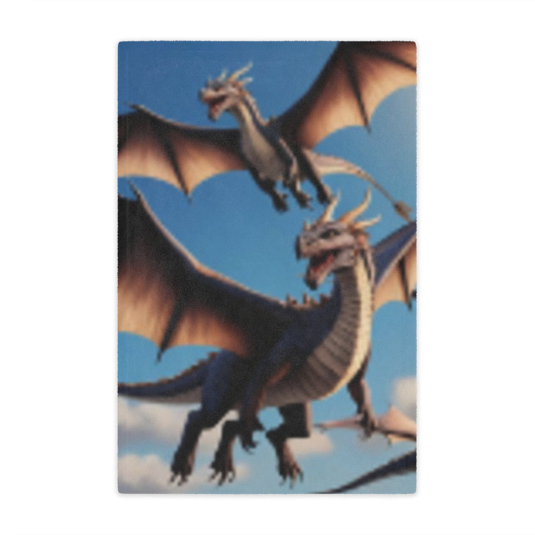 Cozy Dragon Minky Blanket - Perfect for Kids and Fantasy Lovers