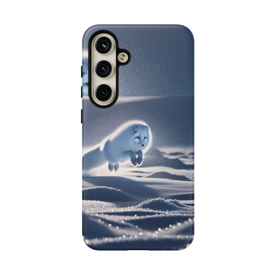 Cute Arctic Fox Phone Case – Tough Protective Cover for Animal Lovers