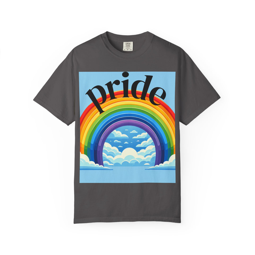 Pride Rainbow T-Shirt | Unisex Garment-Dyed Tee | LGBTQ+ Style, Casual Wear, Gift for Pride Month, Summer Fashion