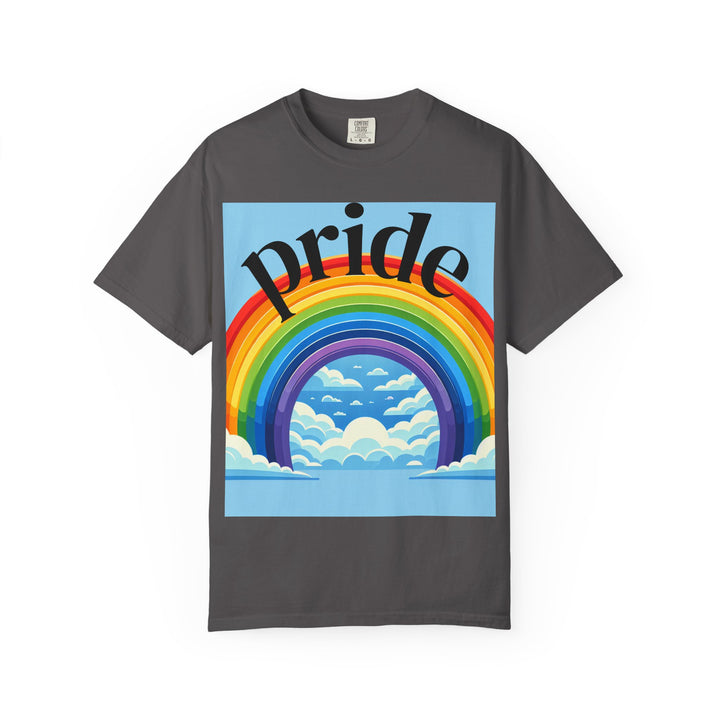 Pride Rainbow T-Shirt | Unisex Garment-Dyed Tee | LGBTQ+ Style, Casual Wear, Gift for Pride Month, Summer Fashion