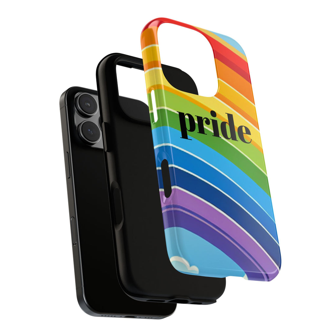 Pride Phone Case - Rainbow Gradient, LGBTQ+ Accessory, Colorful Phone Cover, Unique Gift for Pride Month, Phone Protection