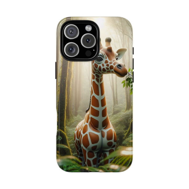 Giraffe Tough Phone Case - Cute Animal Design for Nature Lovers