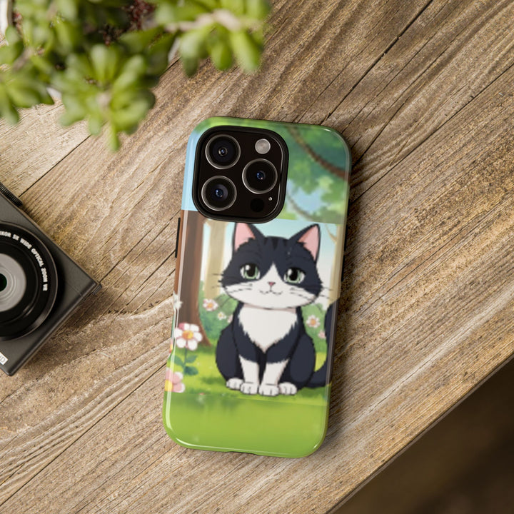 Cute Ai Cat Phone Case - Tough Cases for Animal Lovers
