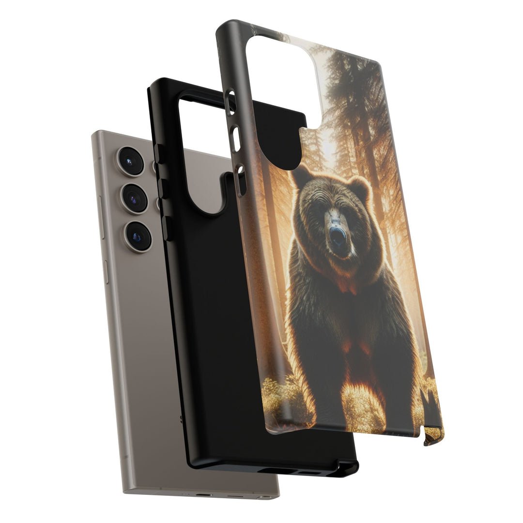 Wildlife Phone Case - Tough Cases with Bear Design, Nature Lover Gift, Animal-Themed Accessories, Eco-Friendly Tech Protection