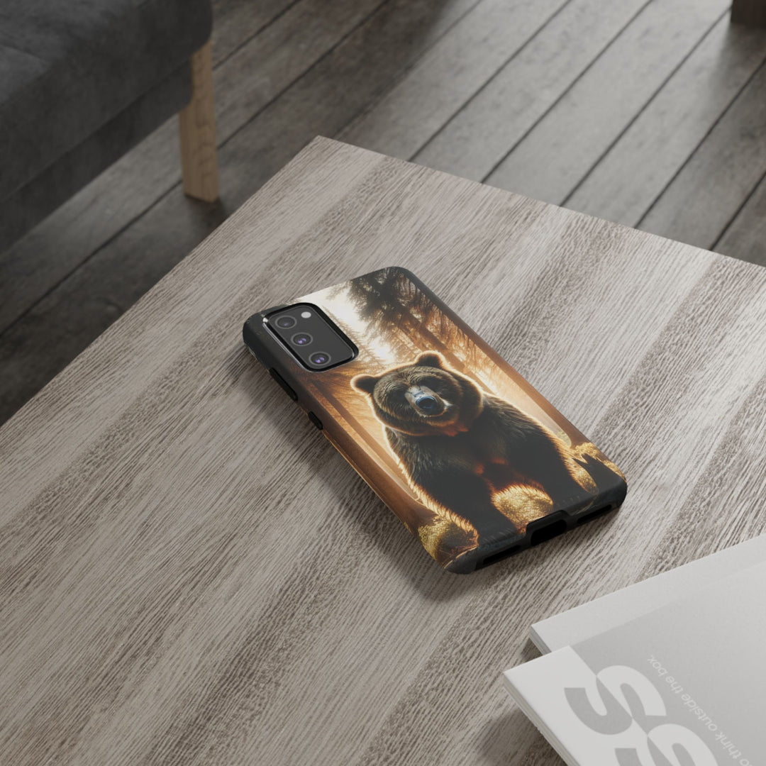 Wildlife Phone Case - Tough Cases with Bear Design, Nature Lover Gift, Animal-Themed Accessories, Eco-Friendly Tech Protection