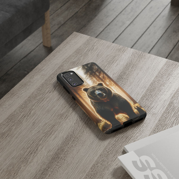Wildlife Phone Case - Tough Cases with Bear Design, Nature Lover Gift, Animal-Themed Accessories, Eco-Friendly Tech Protection