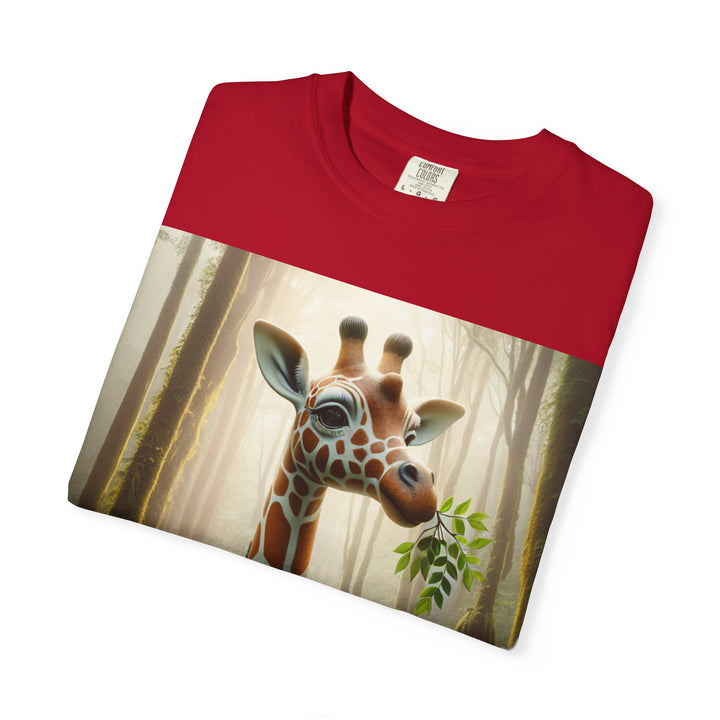 Playful Giraffe Unisex T-Shirt - Nature-Inspired Graphic Tee
