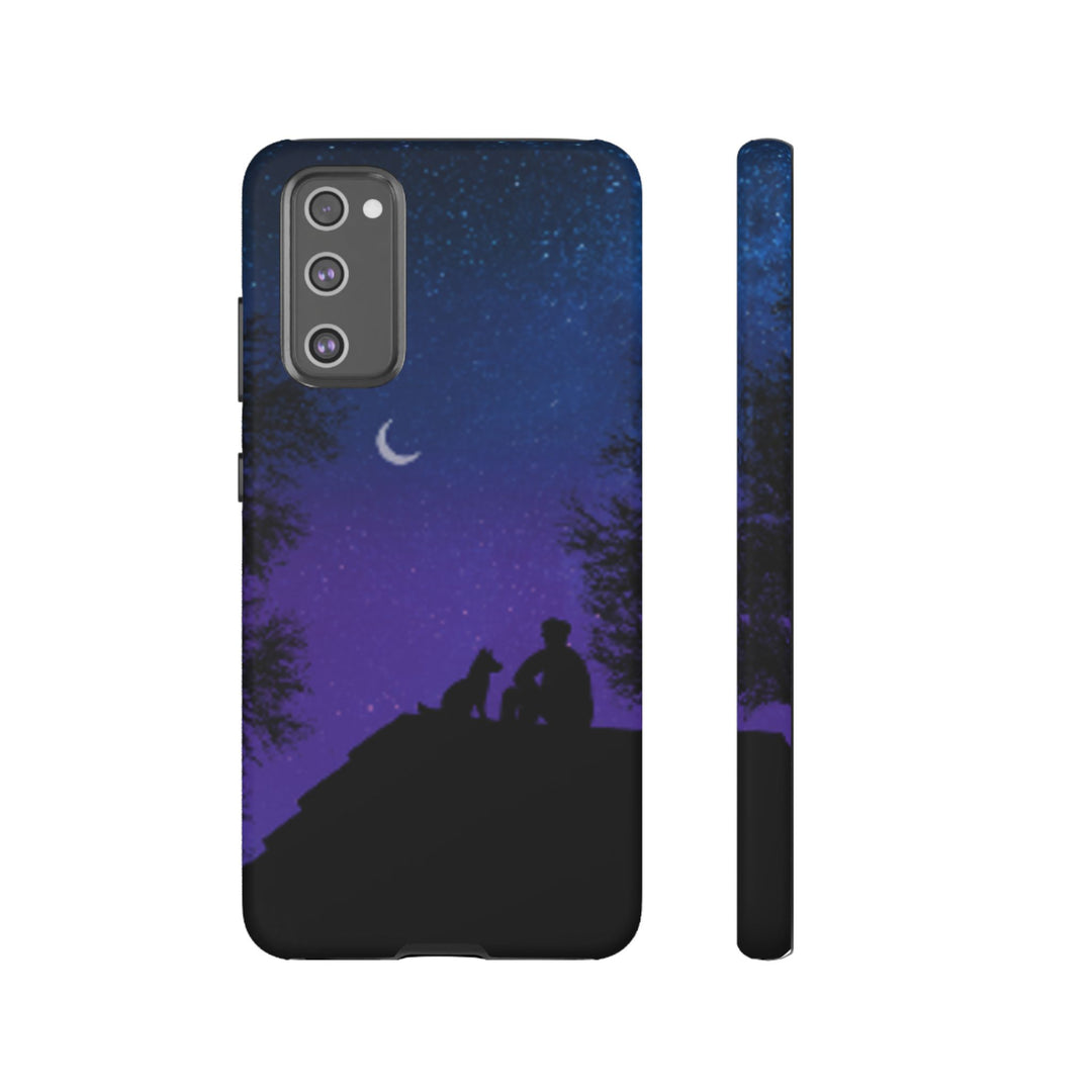 Starry Night Phone Case for Dog Lovers