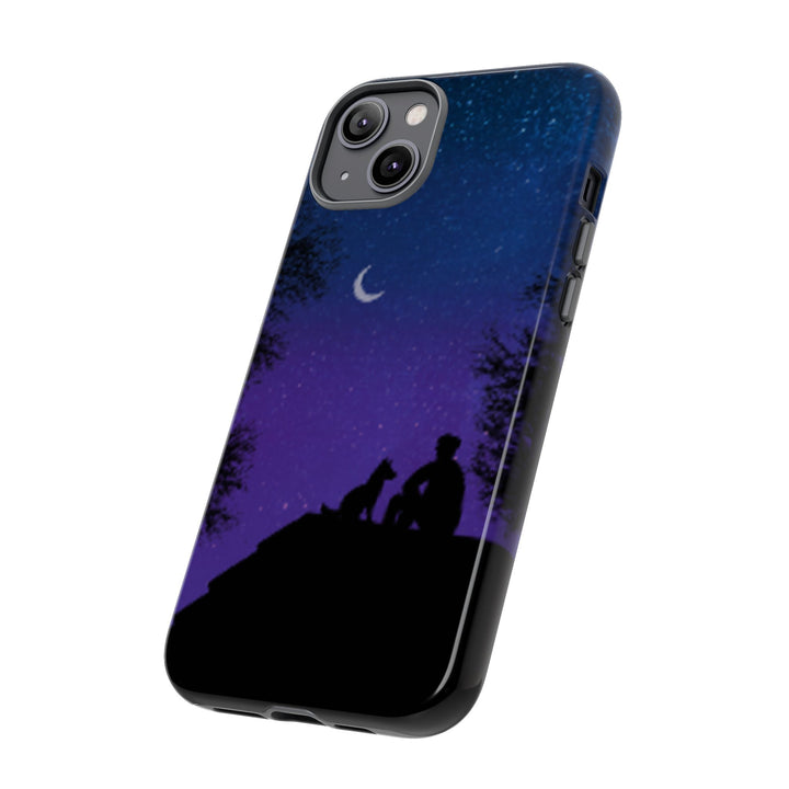 Starry Night Phone Case for Dog Lovers