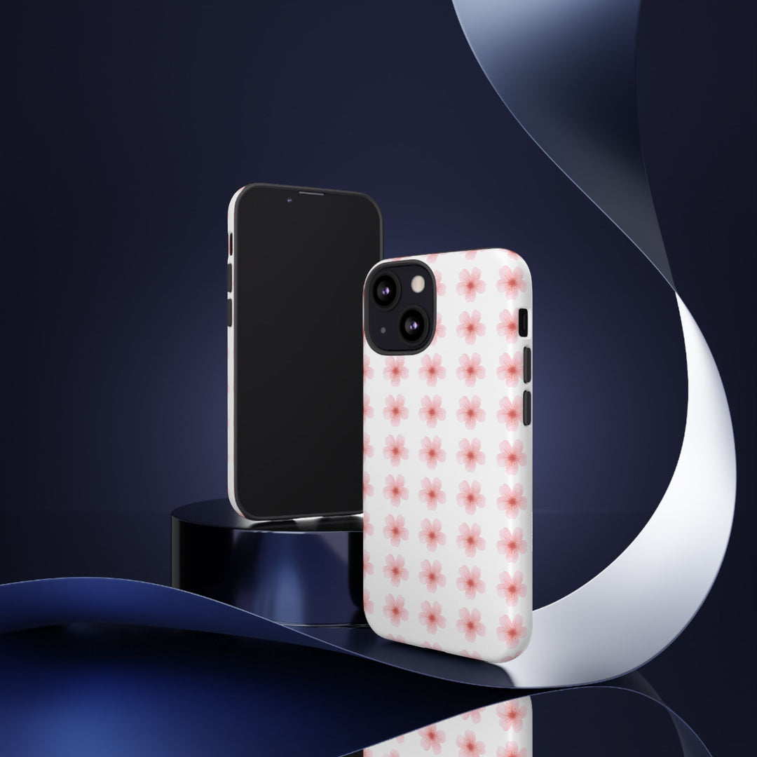 Cherry Blossom Tough Phone Case - Floral Design for Spring & Summer