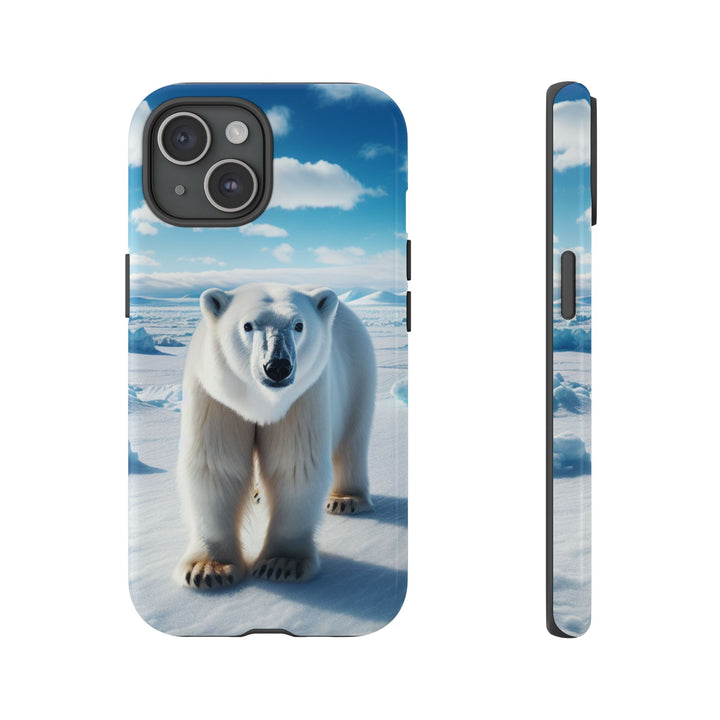 Polar Bear Tough Phone Case - Durable Protector with Arctic Design