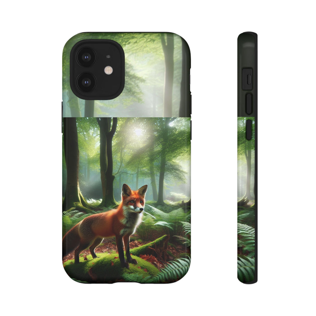 Nature-Inspired Tough Case with Fox Design