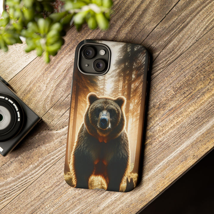 Wildlife Phone Case - Tough Cases with Bear Design, Nature Lover Gift, Animal-Themed Accessories, Eco-Friendly Tech Protection
