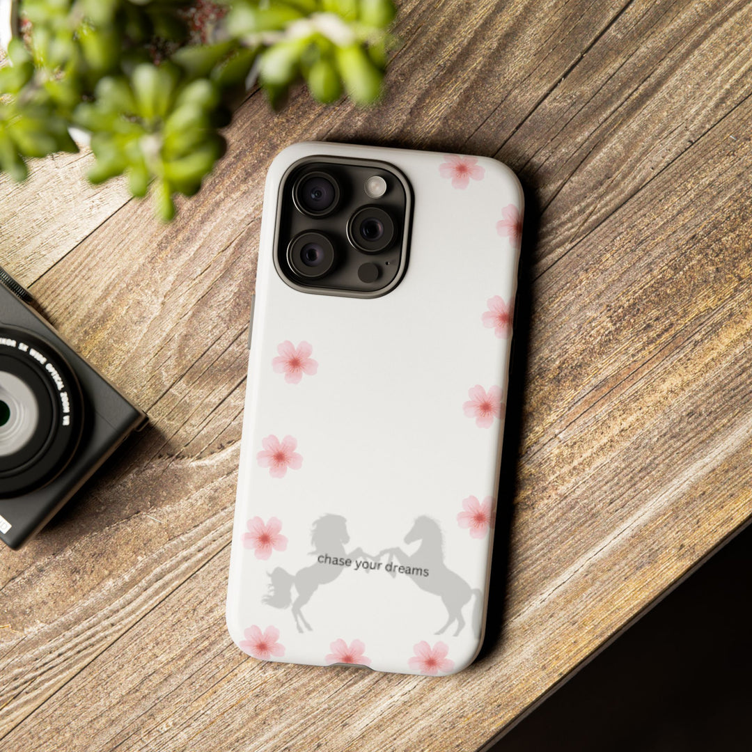 Chase Your Dreams Floral Phone Case
