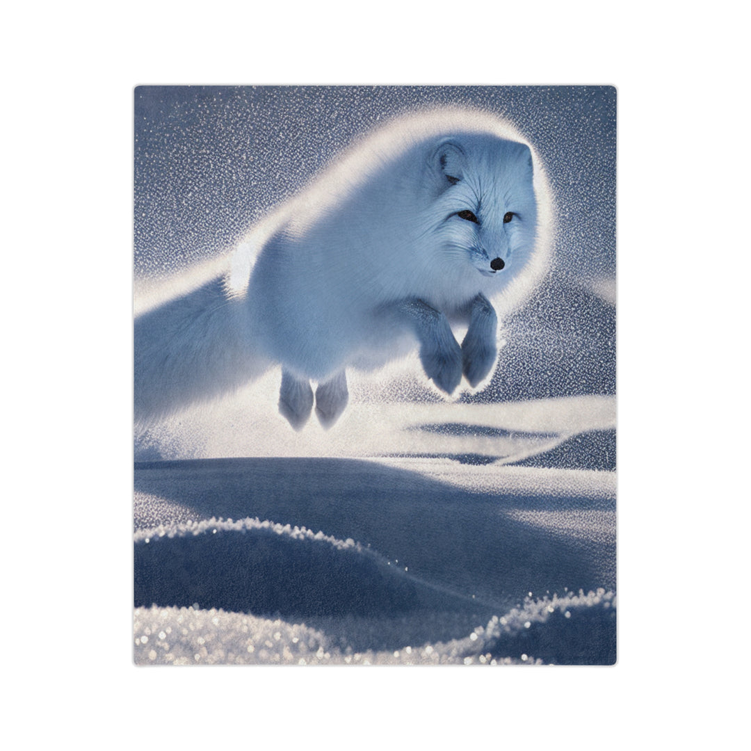 artic fox Velveteen Microfiber Blanket