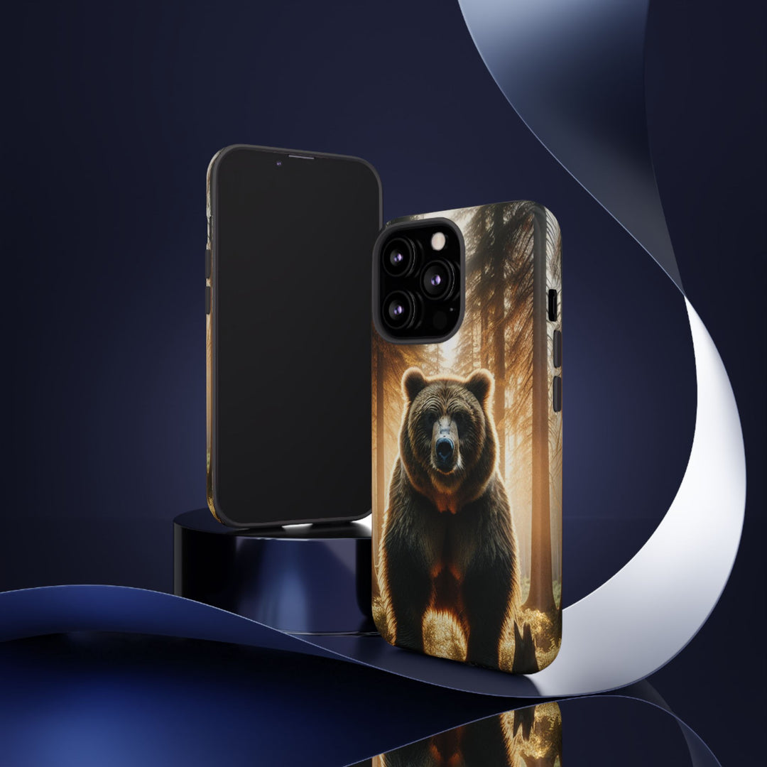 Wildlife Phone Case - Tough Cases with Bear Design, Nature Lover Gift, Animal-Themed Accessories, Eco-Friendly Tech Protection