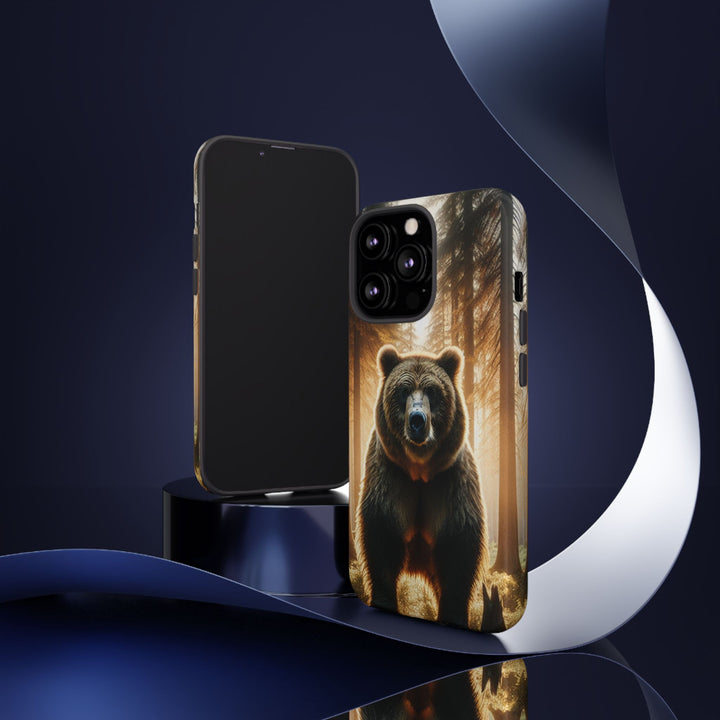 Wildlife Phone Case - Tough Cases with Bear Design, Nature Lover Gift, Animal-Themed Accessories, Eco-Friendly Tech Protection