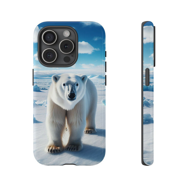 Polar Bear Tough Phone Case - Durable Protector with Arctic Design