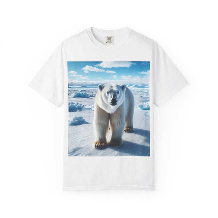 Polar Bear Graphic Unisex Garment-Dyed T-Shirt