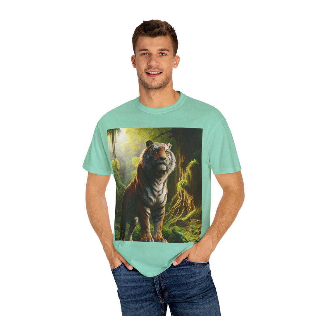 Majestic Tiger Unisex Garment-Dyed T-Shirt