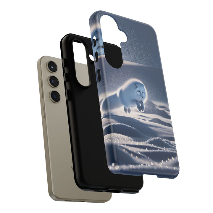 Cute Arctic Fox Phone Case – Tough Protective Cover for Animal Lovers