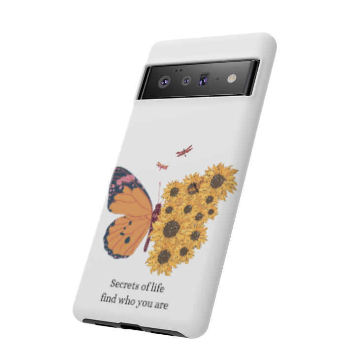 Butterfly & Sunflower Phone Case - "Secrets of Life" Design
