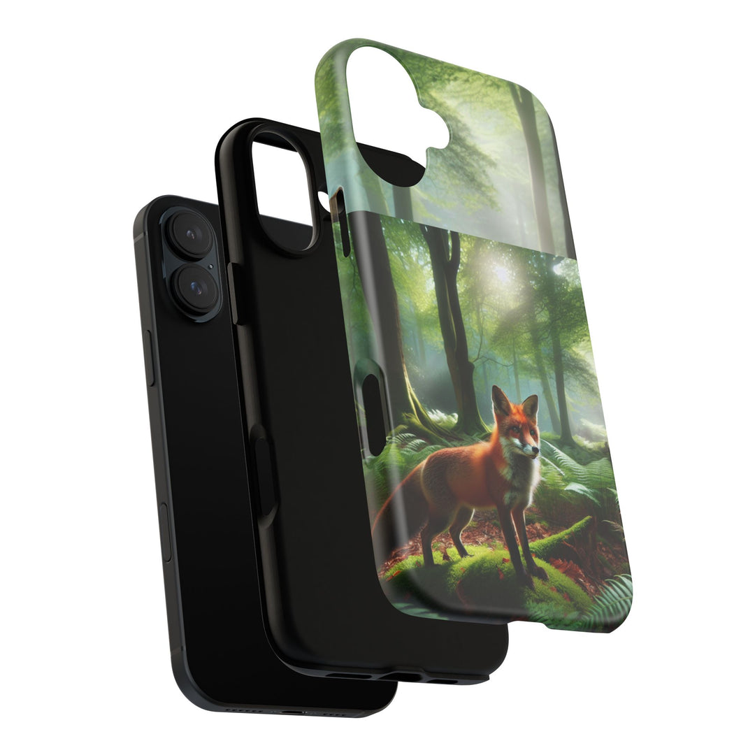 Nature-Inspired Tough Case with Fox Design