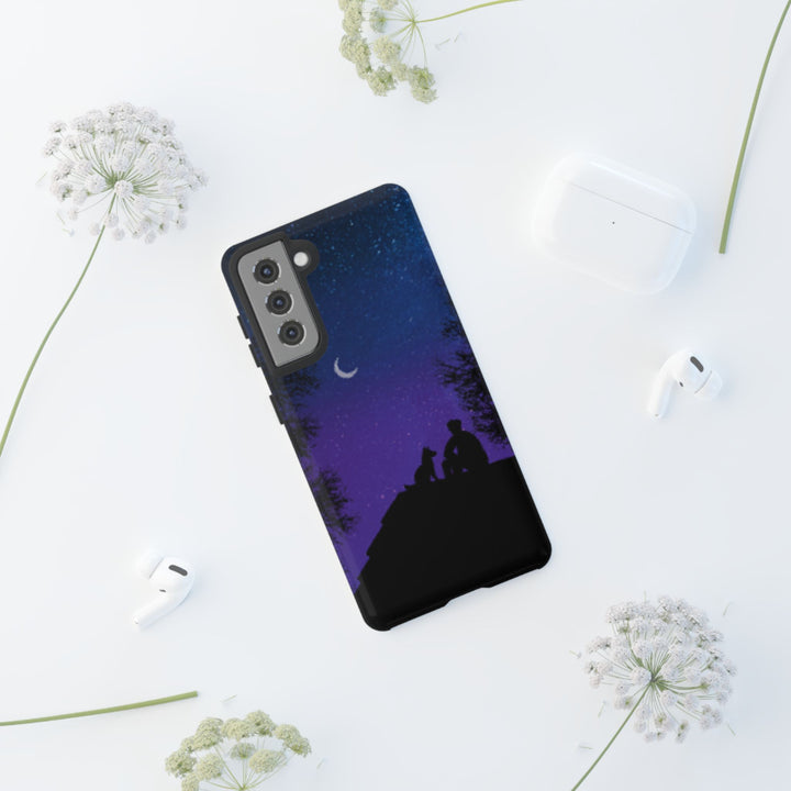 Starry Night Phone Case for Dog Lovers