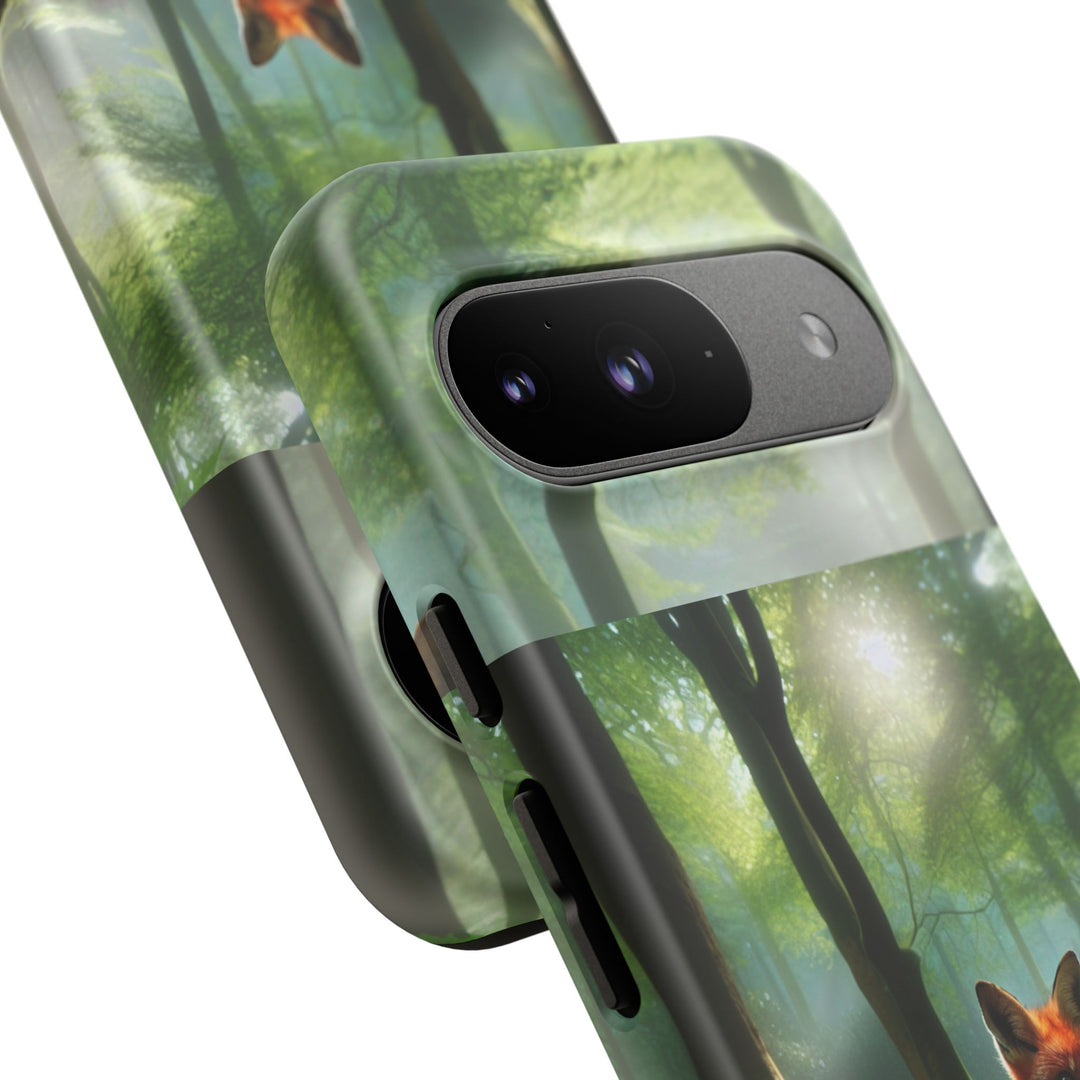 Nature-Inspired Tough Case with Fox Design
